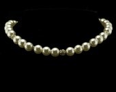 Vintage Pearls with Rhinestone Accents