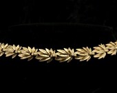 Vintage Trifari Goldtone Leaf Necklace