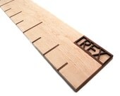Personalized Growth Chart - modern wooden kids ruler growth stick