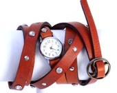 leather wrap watch bracelet
