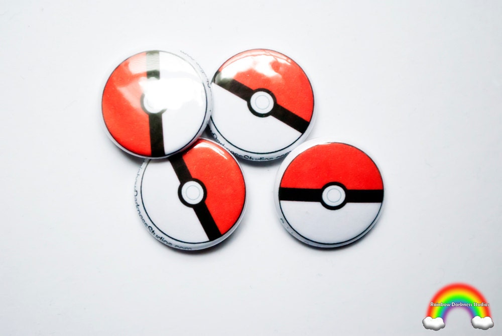 Pokeball Button- Pokemon Inspired Parody
