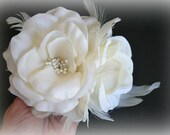 Wedding Fascinator, Bridal Hair Flower, Fascinator, Wedding, Bridal, Hair Accessories, Wedding Hair Accessories