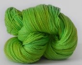 FRESH MOSS ... Delight fingering, hand dyed yarn