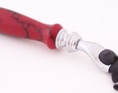 Red Jasper Tru-Stone Mach 3 Razor Shaving Handle (Handmade in USA)