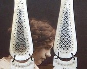Victorian One of a Kind Ivory Dangle Earrings