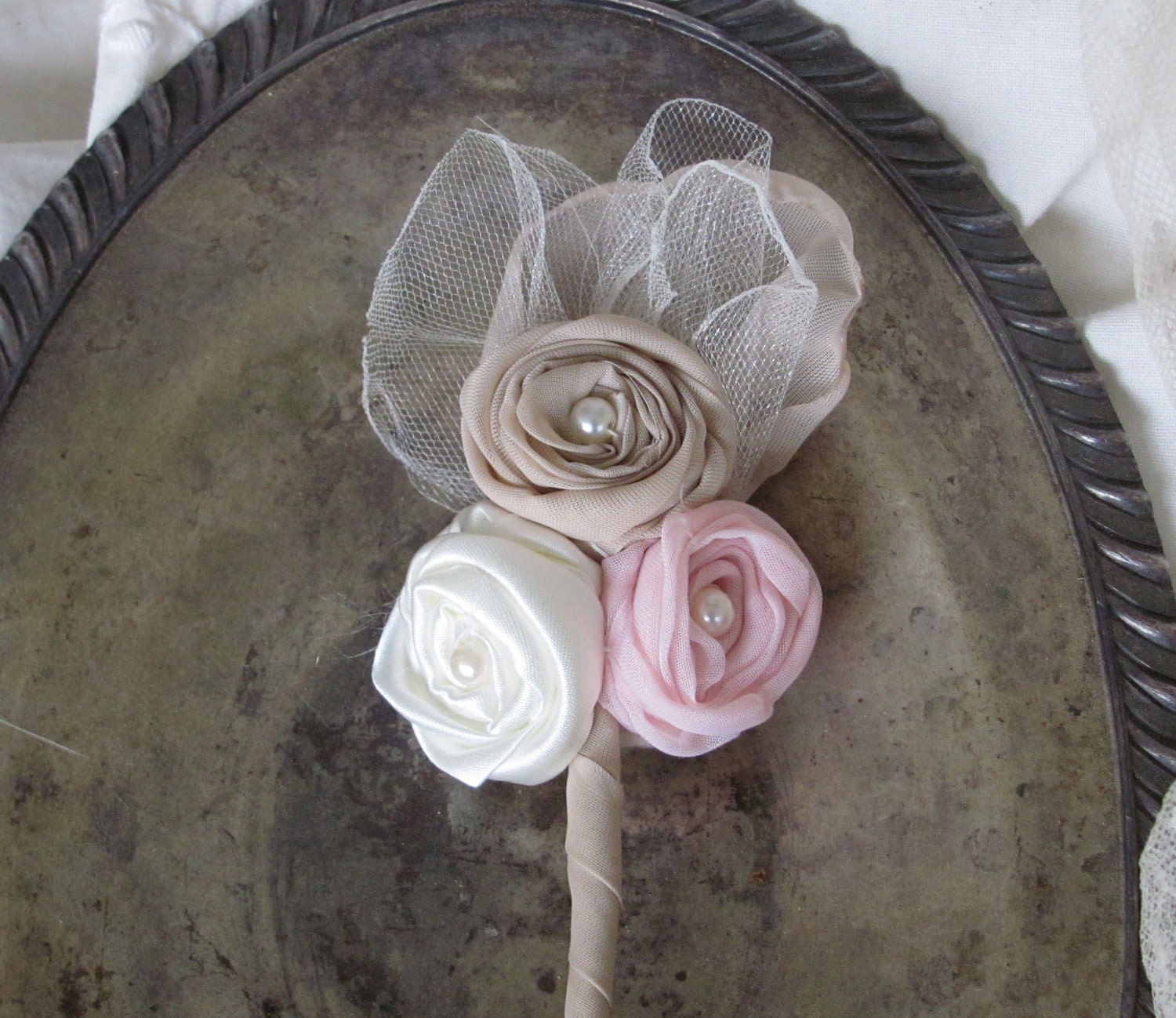 Wedding Boutonniere Custom Made My Broken Art on Etsy