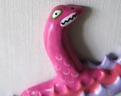 Pink Loch Ness Monster Magnet