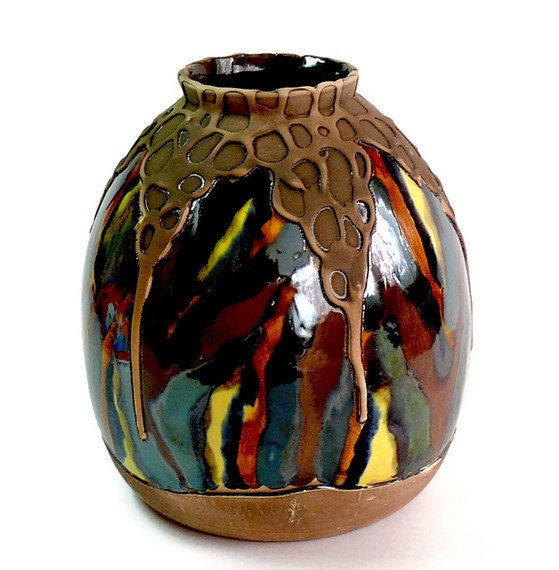Ceramic vase "Dawn stone"