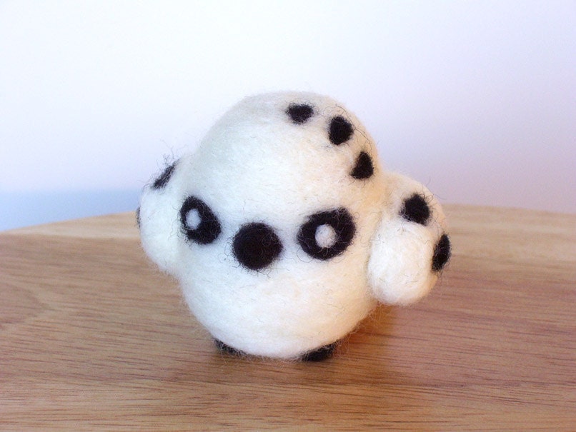 Needle Felted Snow Owl