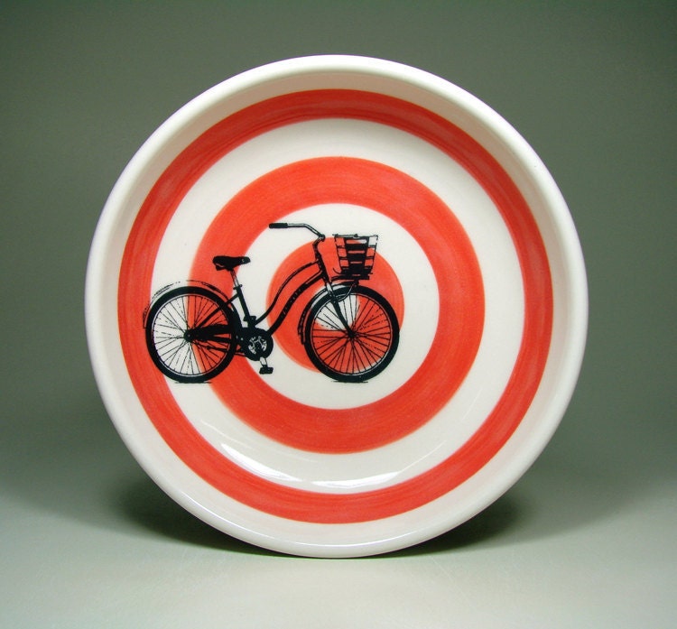 lo bowl speedy delivery (striped clementine). Made to Order.
