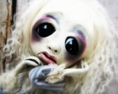 Loopy Goth Ooak Art Doll Fine Art Giclee Print