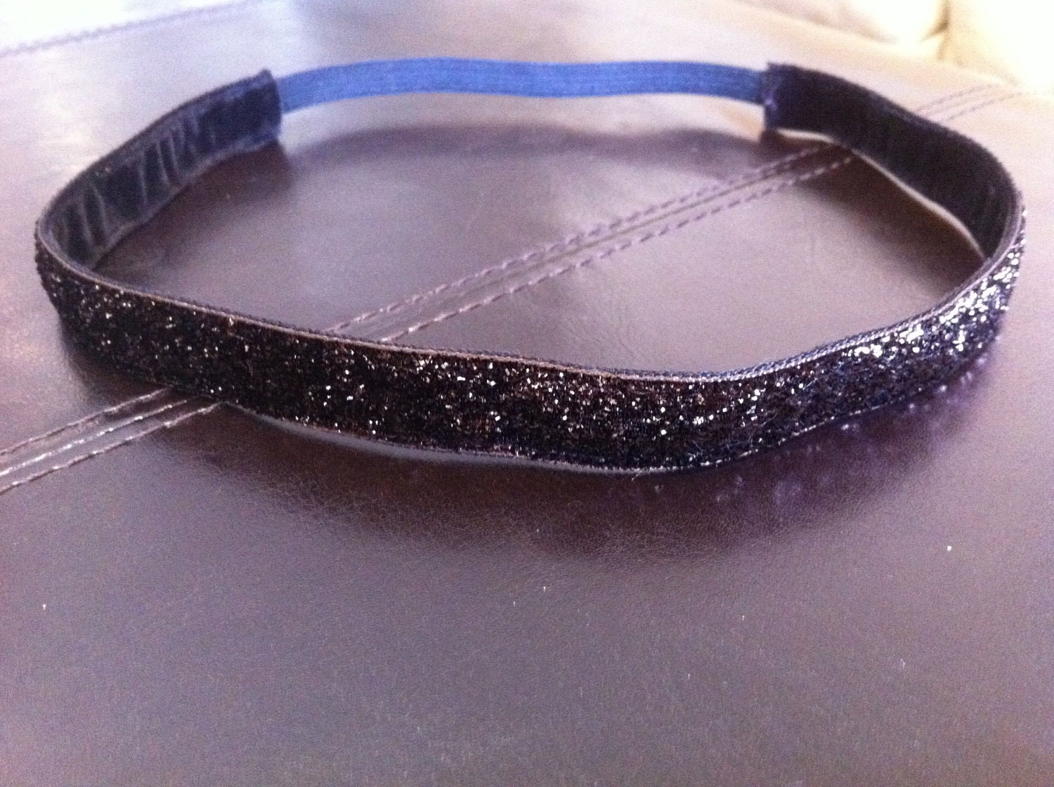 Coffee Sparkle Headband (5/8" wide)