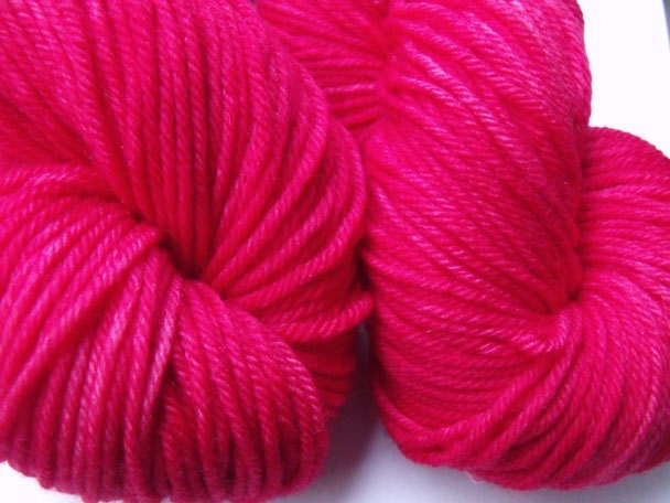 Scarlet Superwash Merino Worsted Weight Yarn