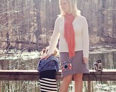 Womens Vintage Camera Knit Skirt... Custom Colors and Lengths Sizes S-XXL