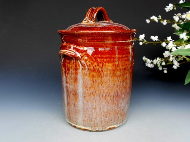 Honey Glazed Crock. Sour Dough Starter Crock