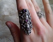 Huge Sterling Nouveau Ring