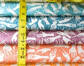 American Sign Language / ASL / Alphabet - Original Hand Drawn Fabric Yardage