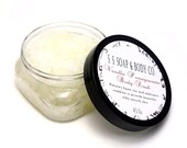 Vanilla Pomegranate Dead Sea Salt and Sugar Body Scrub with Vitamin E Oil