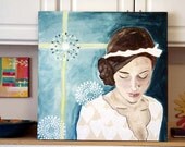 24x24 Original Painting, on canvas, figurative