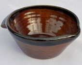 Small Batter Mixing Bowl Wheel Thrown Stoneware Pottery