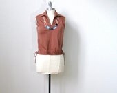 southwestern flare blouse . S