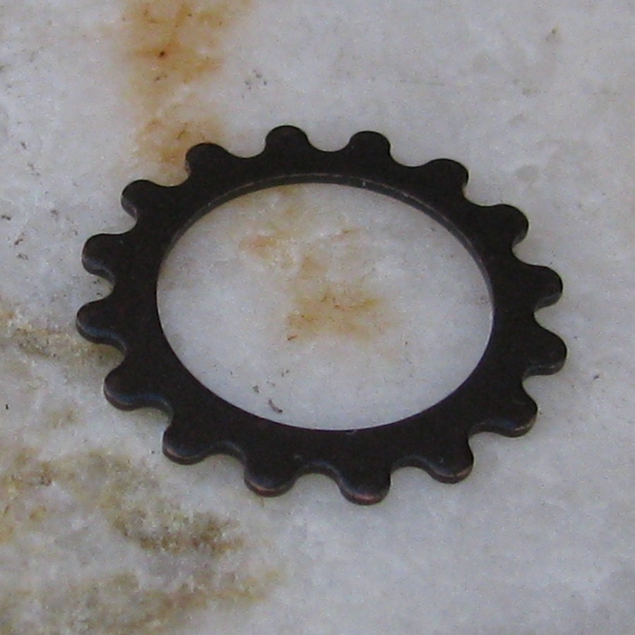 Watch Cogs Jewelry Parts Steampunk Jewelry Supplies 16mm Bronze Color 1140 - 12 Pieces