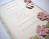 Invitation - Garden party - choose your colors - set of 10 - LouTinenEvents