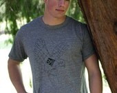 Mechanical Bird Tee Organic Cotton Unisex Crew MEDIUM