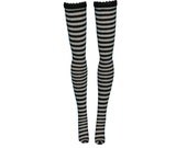 Black and White Stripe Stockings for Monster High, Bratz, Tiny Kitty, Jill, Little Miss Revlon etc