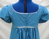 Regency Dress, Ball Gown. Jane Austen. PLUS SIZE. Marriane Dashwood. READY To Ship