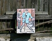 Elvis Presley Crayon on Paper Original Art
