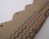 Chevron Pantone Tags for Wedding Favors, Gifts, Scrapbooking, or Paper Crafts- Set of 150 Il_170x135