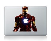 Iron Man--Macbook Decal Macbook Decals Macbook Sticker Mac Decals Macbook Pro Air Ipad sticker Ipad Decal