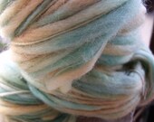 Thick N Thin Hand Spun Yarn in Orange Crush--200 yards