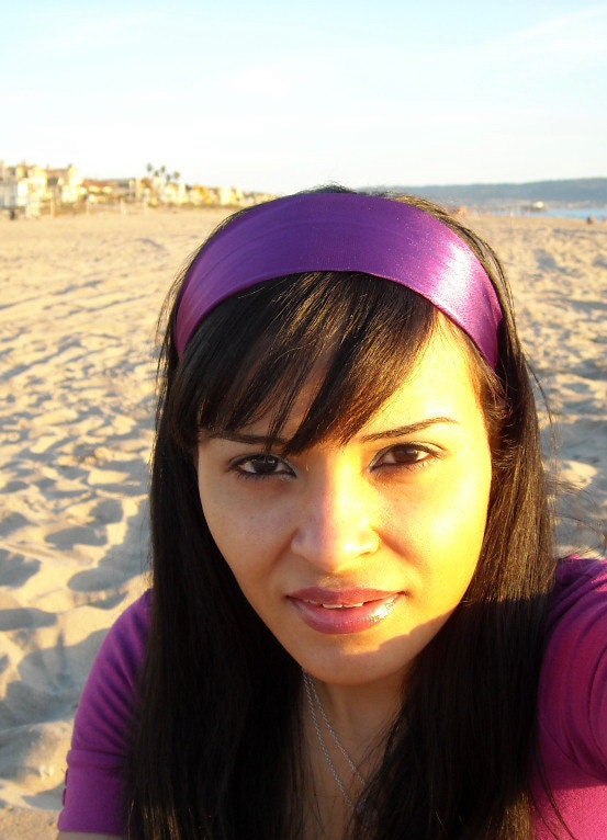 BERRY Silk 3 Inch Wide Soft Fabric Headband