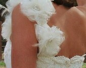 Ivory Sash, Belt, Bridal Accessories, Shoulder Strap, Wedding Accessories, Floral Beaded Sash