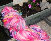 Handspun Yarn, Handsun Art Yarn, Linnea, Romney Wool, 2 ply, 6wpi, Bulky Yarn,74 Yards