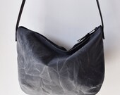 DAY BAG - waxed canvas/charcoal