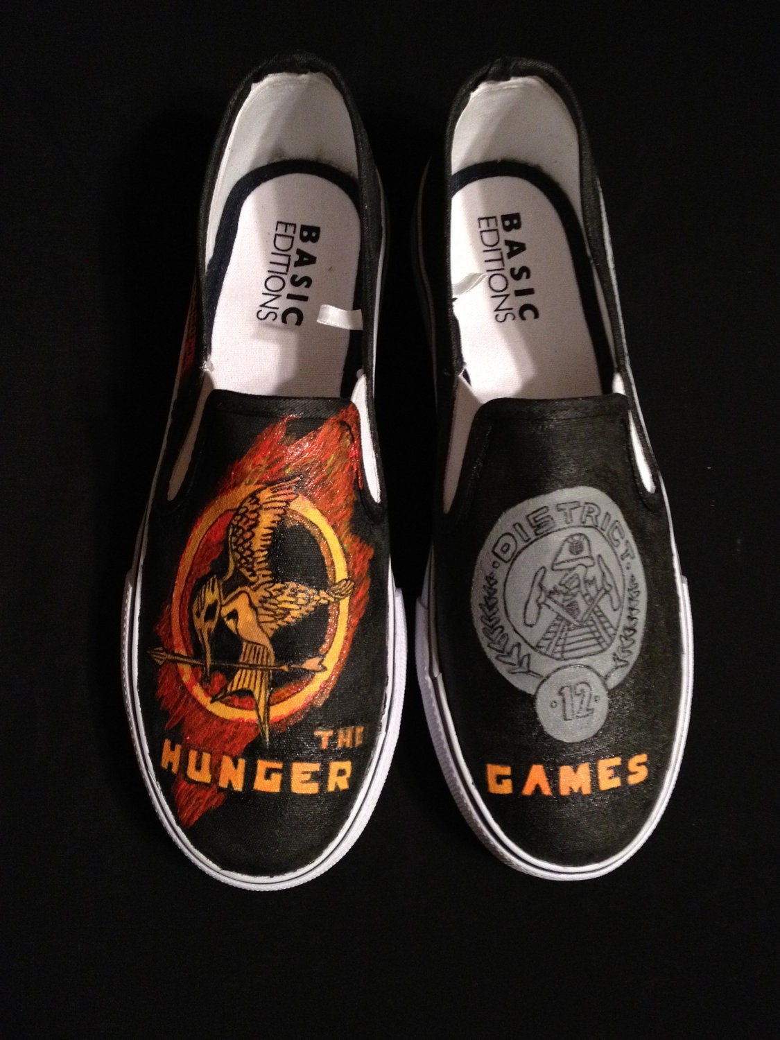 Custom Designed Hand Painted Shoes