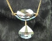 Big Crystal Center of Attention Necklace