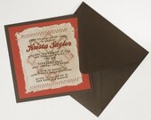 Luxury Vintage Baseball Invitations