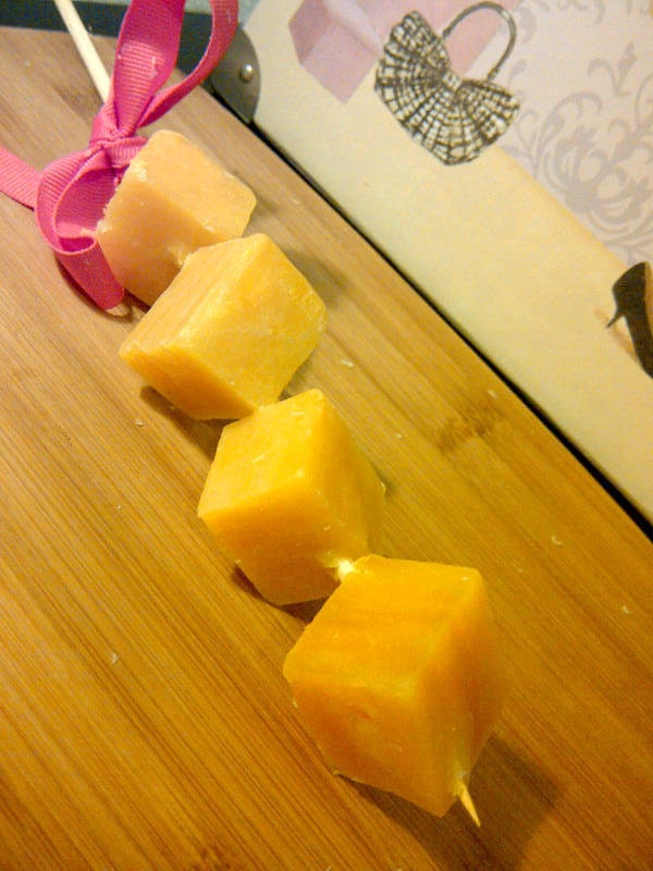 Soap Skewers - Natural Handmade Organic Soap - Fresh Sweet Orange