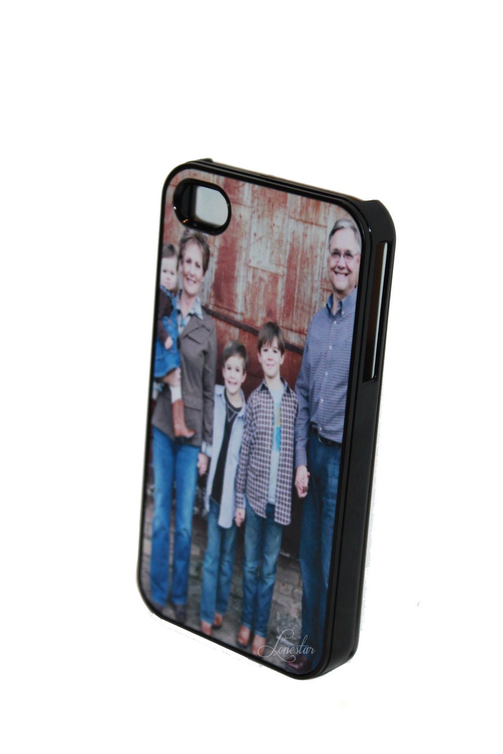 PERSONALIZED PHOTO GIFTS - Great  Fathers Day Gifts-  Custom iphone cases for any iPhone 4/4s, Any sayings,pictures etc..