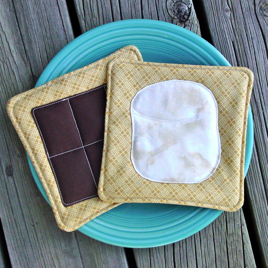 S'mores Pot Holders - Insulated - Unique - Silly - Novelty -Smores - CoolTricks