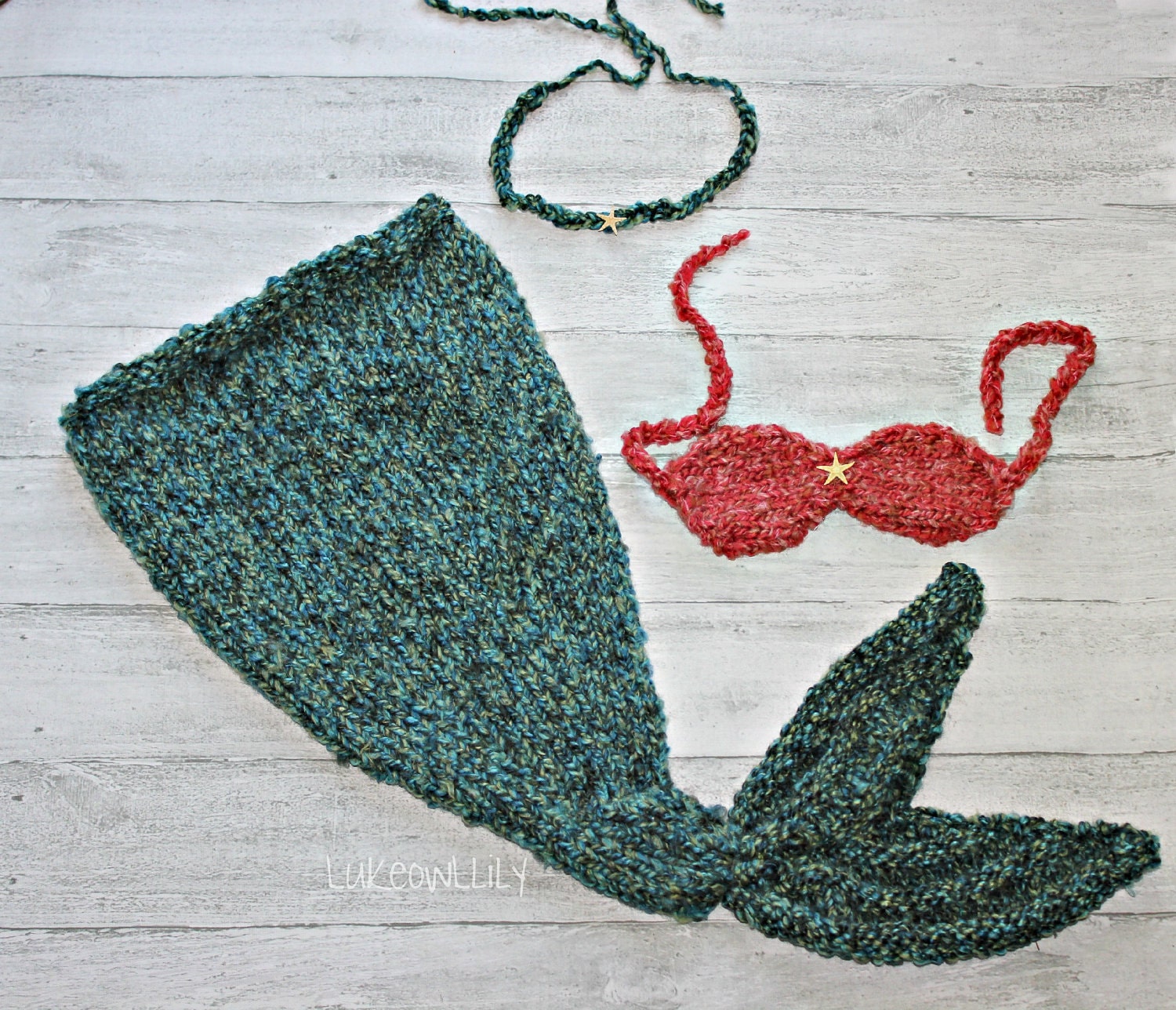 mermaid newborn baby toddler  fins bikini headband cocoon tail girl photography prop