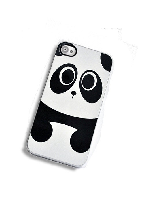 IPhone 4 Case Baby Panda Bear iPhone Hard Case / Fits Iphone 4, 4S