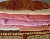 Orange Cotton Fabric Lot - Quilting Fabric - Sewing Projects