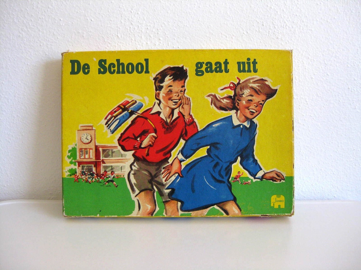 1950's Dutch Game - De School Gaat Uit from Jumbo