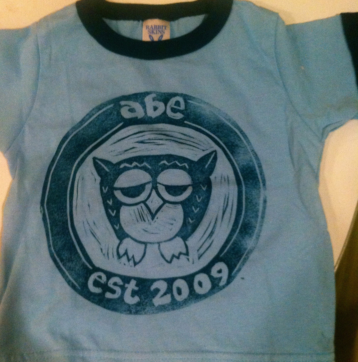 Abe tee available in  2t, 3t, 4t and 5/6t