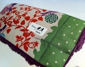 Baby & Toddler Security Blanket - Purple Birds